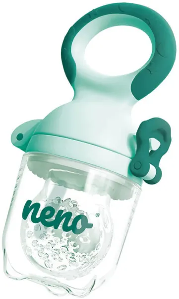 Fruit pacifier teething ring with container