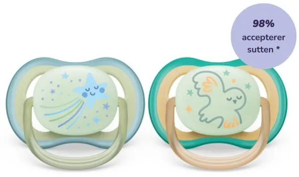 Dummy, Ultra Air Night 0-6 months 2-pack
